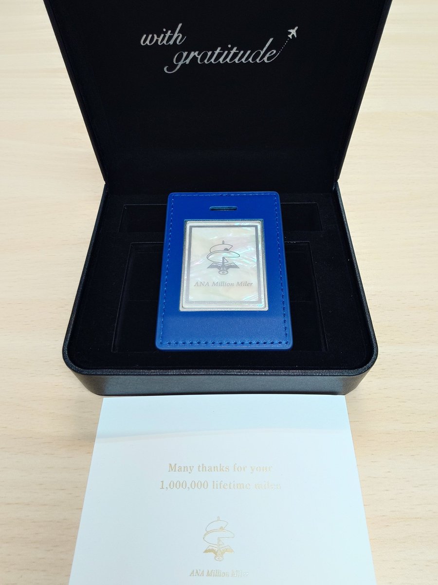 金額交渉あり保護シール付ANAミリオンマイラーネームタグ1,000,000