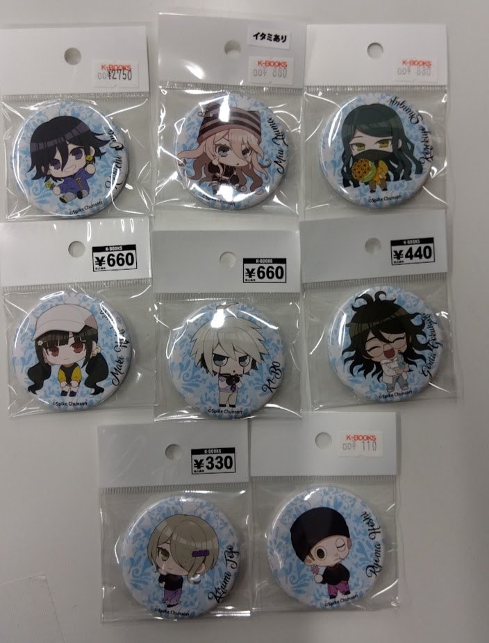 赤松楓 コラボカフェ goodspoon ホロ 缶バッジ ダンガンロンパ good