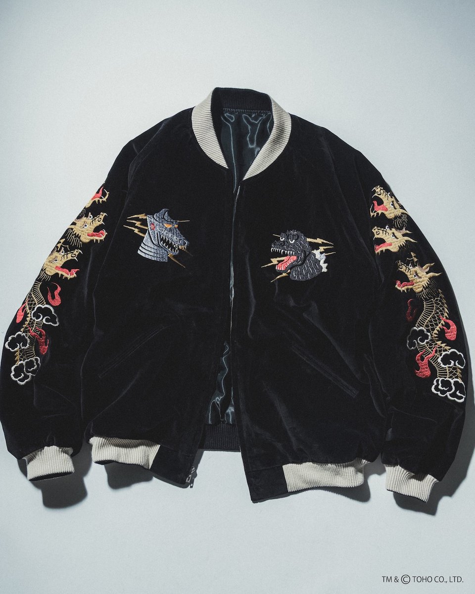 テーラー東洋〉×〈BEAMS JAPAN〉 『ゴジラ』刺繍の特別スカジャンが
