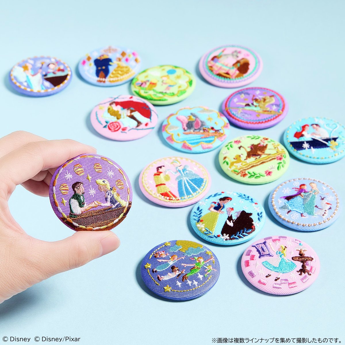 本日発売！☕ ＼ 「Disney Characters 刺繍缶バッジビスケット」 2回目