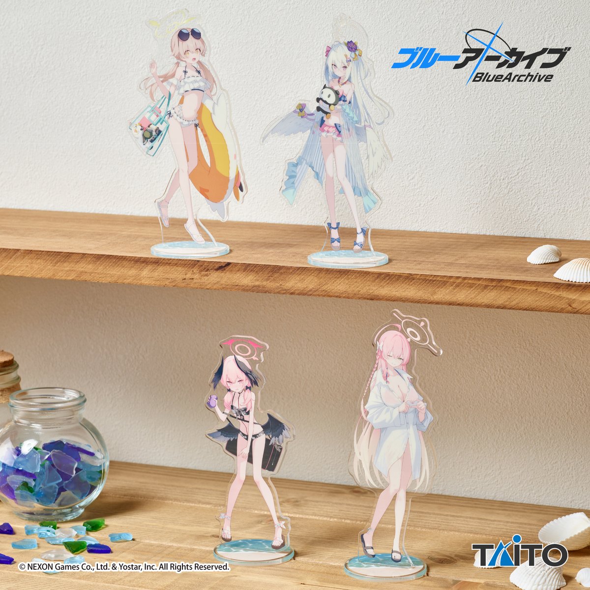 11月登場予定／ 🔵ブルーアーカイブ 描き下ろしアクリルスタンド 水着