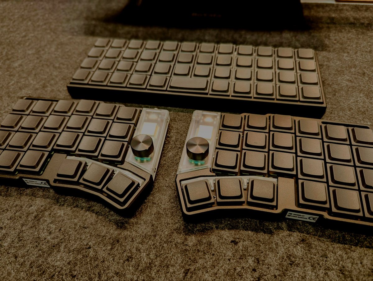 Cornix LP来たので キーキャップ揃えて40%+40%キーボード #Geonix Rev