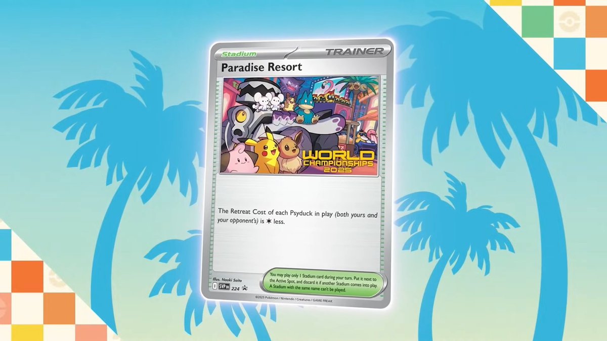 新カード公開】 WCS2025記念プロモカード「パラダイスリゾート