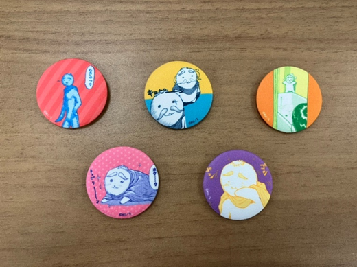 グッズ紹介 めそのフワフワ缶バッジ（全5種 ランダム1種入り） 660円