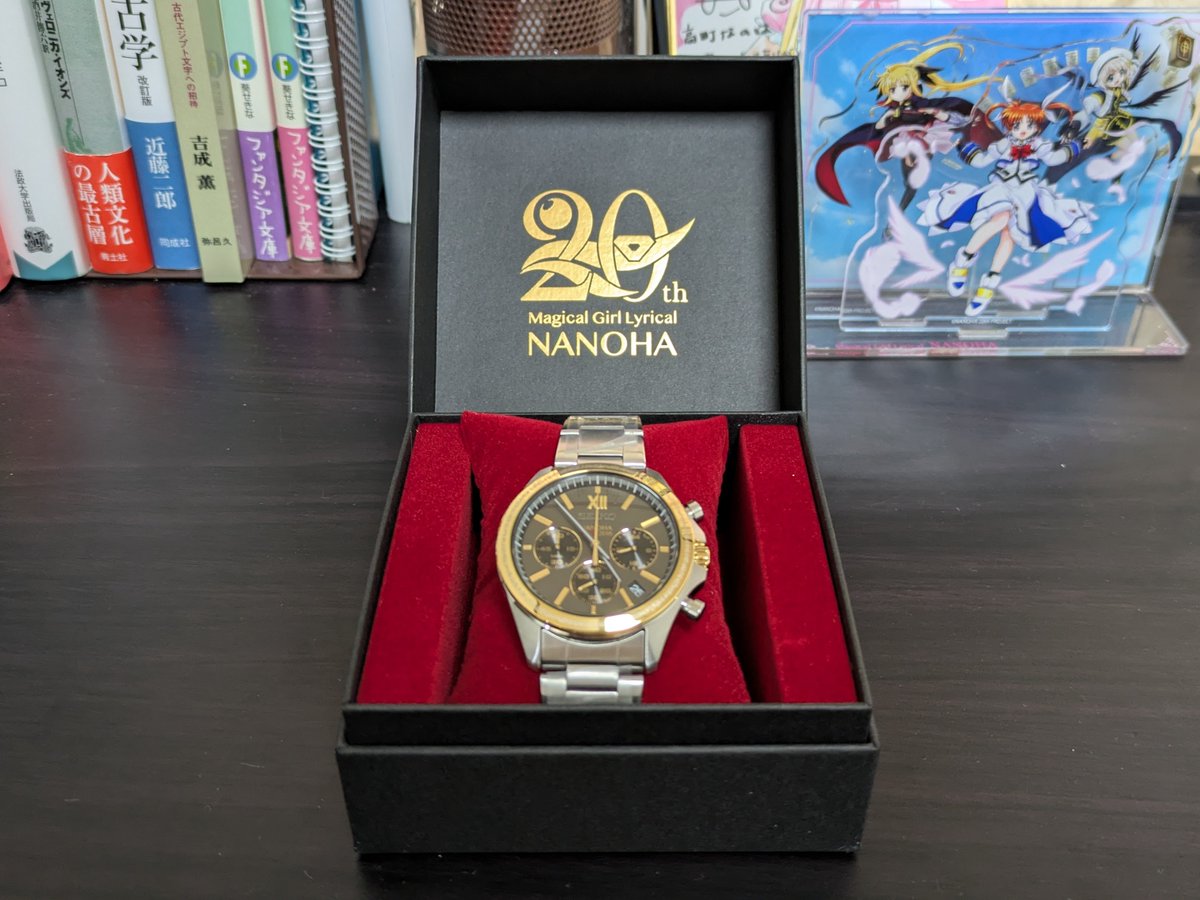 魔法少女リリカルなのは20周年記念 SEIKO 腕時計 フェイト モデル 魔法