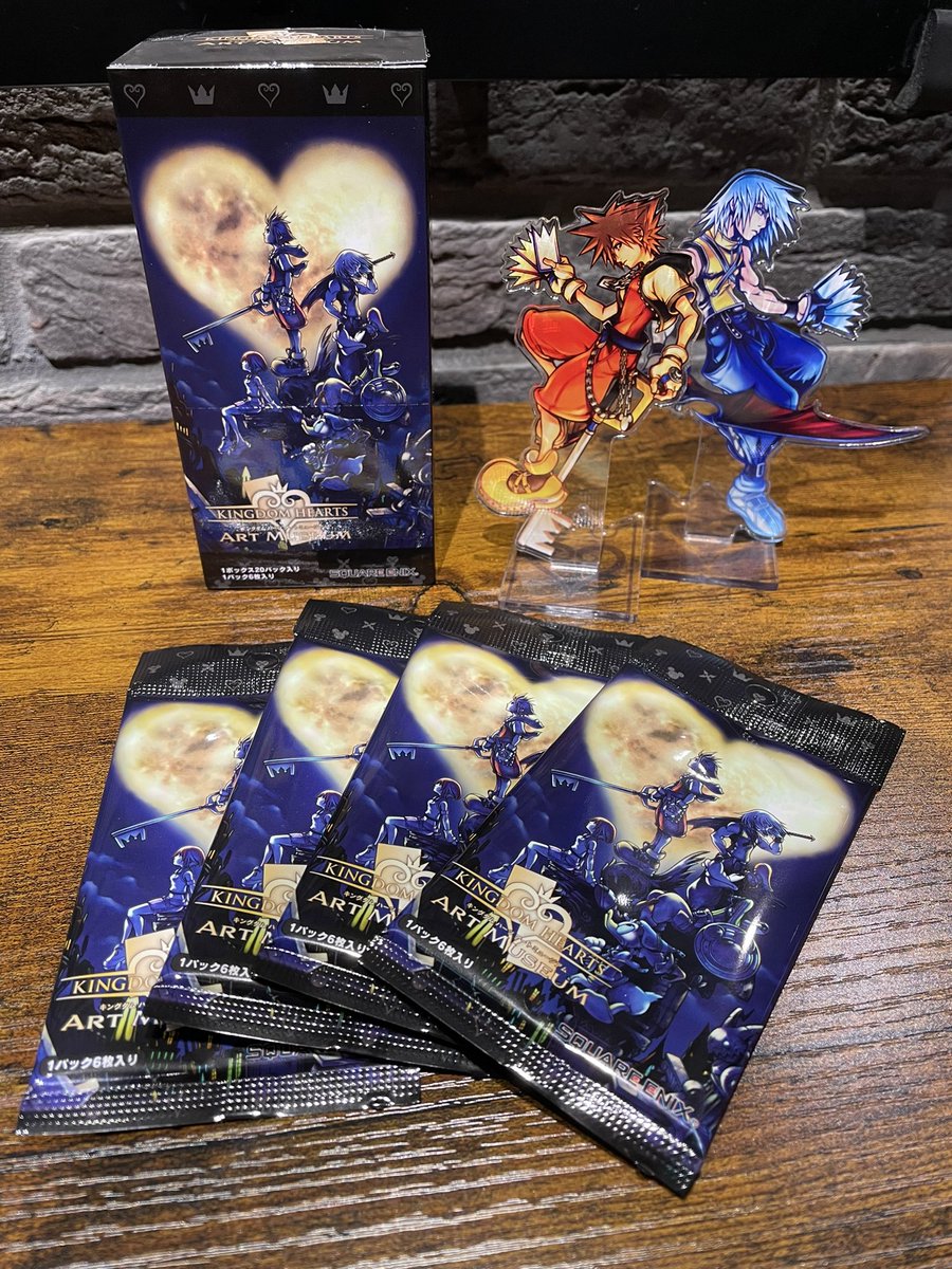 キングダムハーツ アートミュージアム カード バラ 100パック 未開封