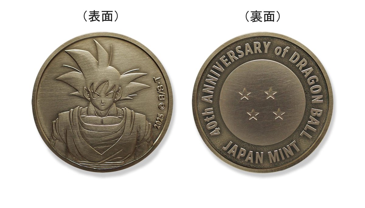 ドラゴンボール　40周年記念　2025プルーフ貨幣セット　2種類セット