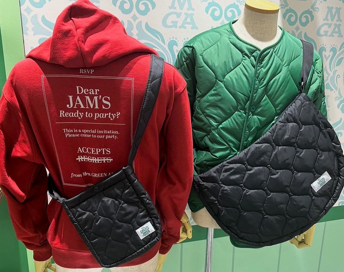 グッズのご紹介】 □キルティングジャケット 軽さと暖かさと色の可愛さ