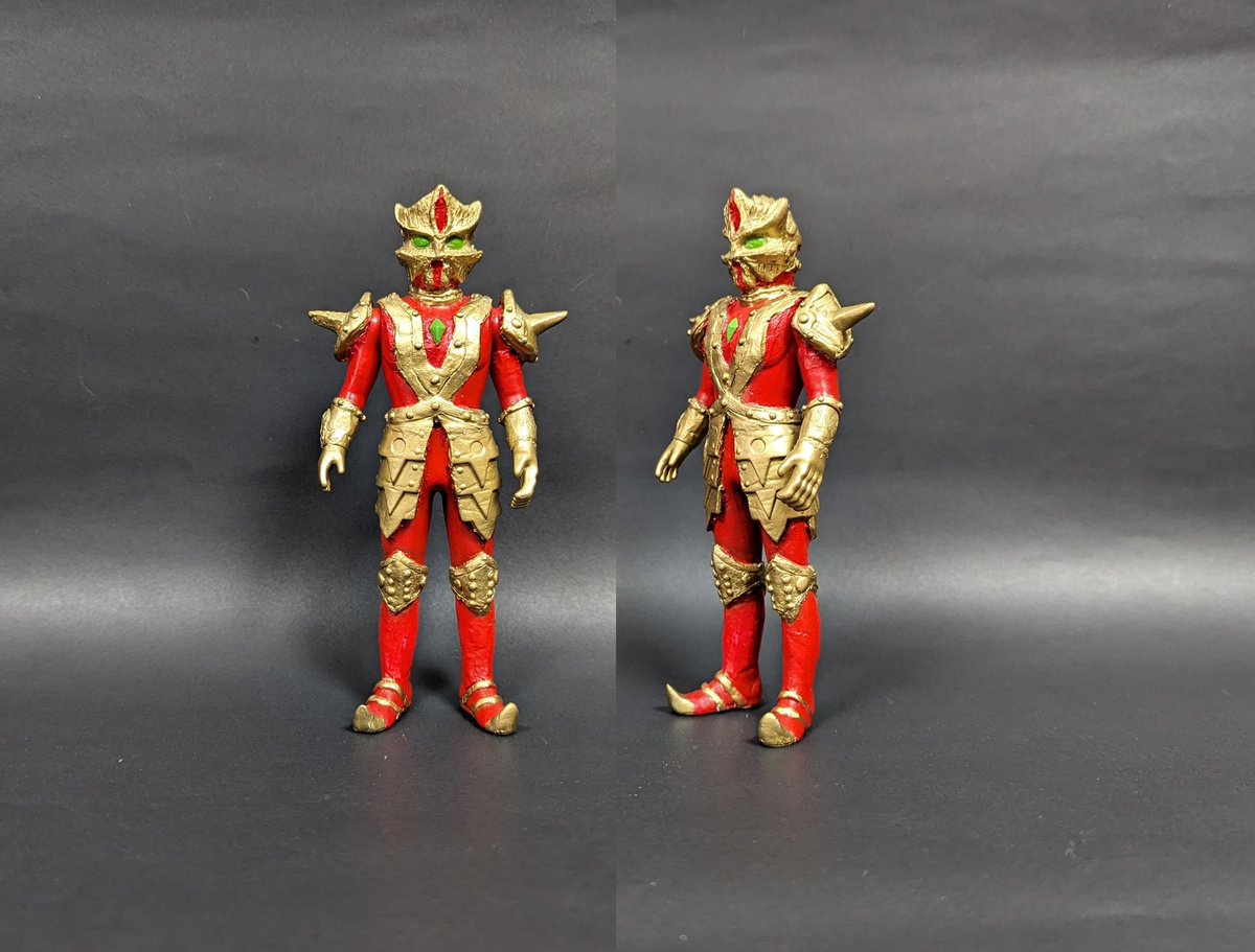 異次元超人メビウスキラーの500サイズソフビが完成！ #ウルトラマン