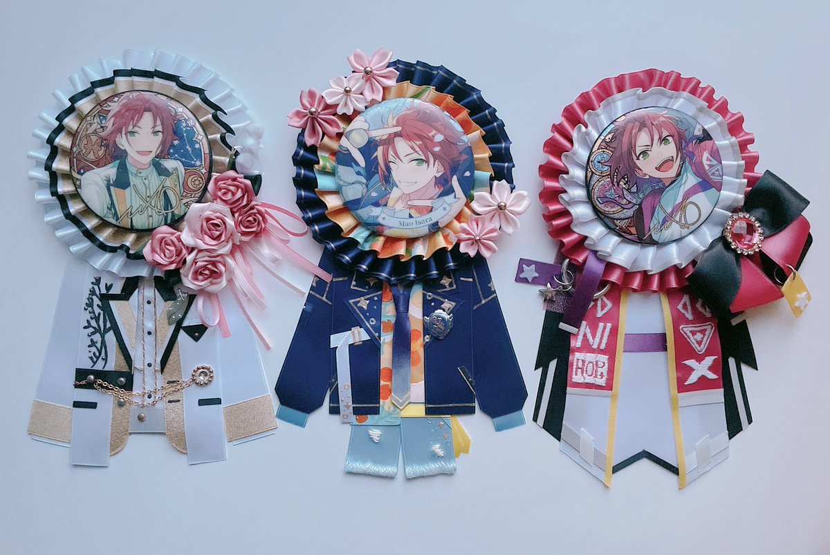 真緒のロゼットも3つ目。 こう見ると全然系統が違うなぁ… 他の作品を