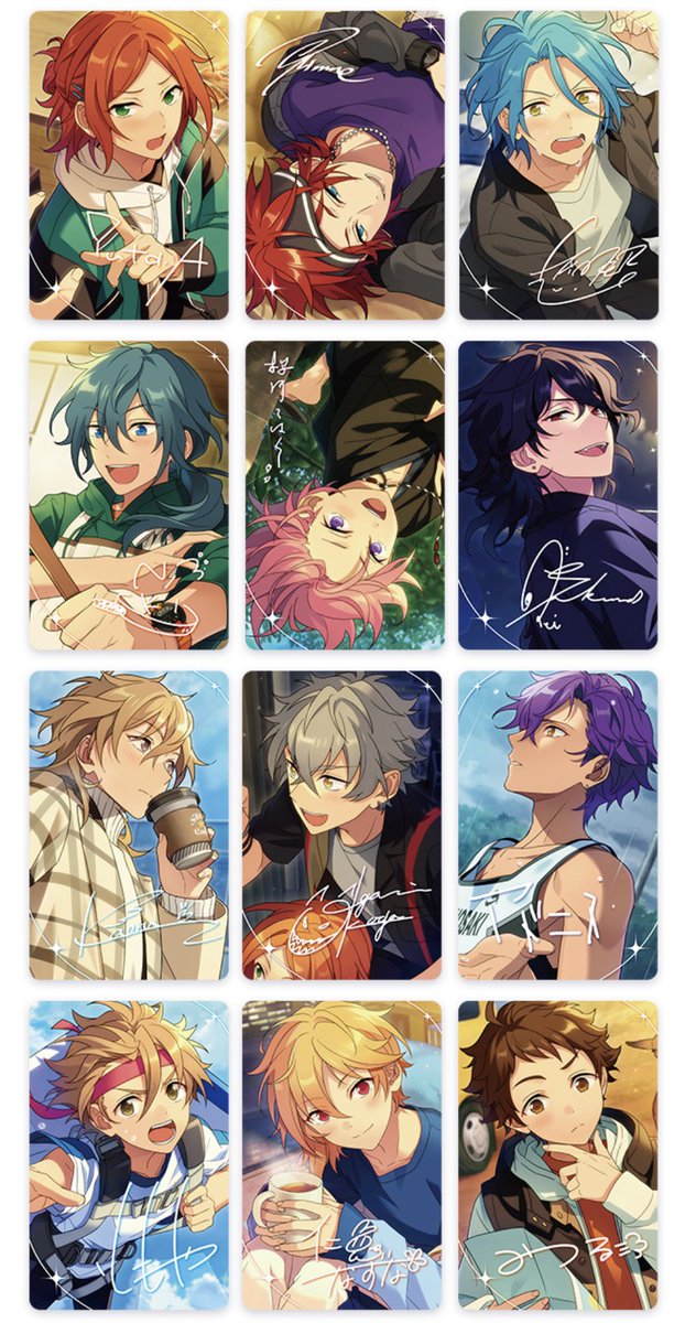 あんスタ 中国 心動時刻 ポラロイド 全絵柄公開 サイズ:63*89mm 全49種