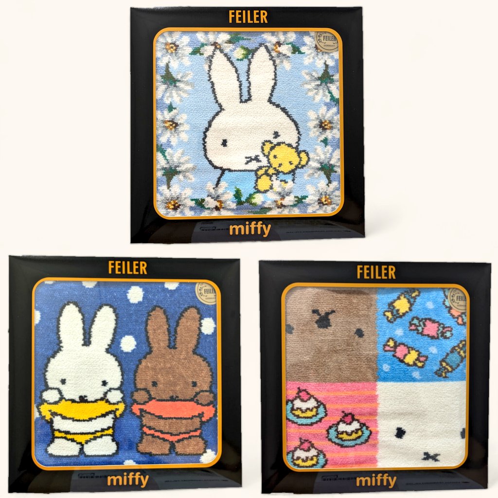 ○新商品発売のお知らせ○ ミッフィーデザインのfeilerハンカチが 本日