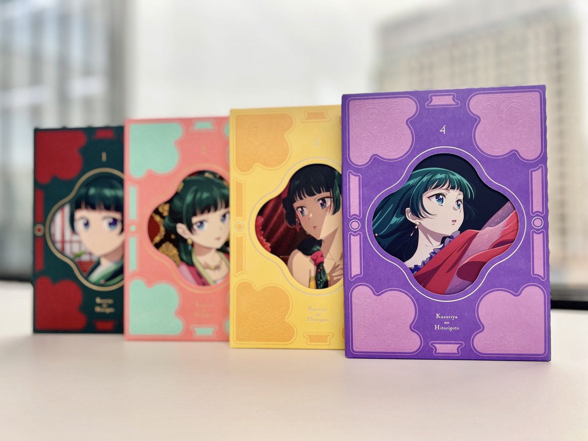 薬屋のひとりごと』 Blu-ray 全4巻 発売中🐈 ＼ 模様が浮き出る特製