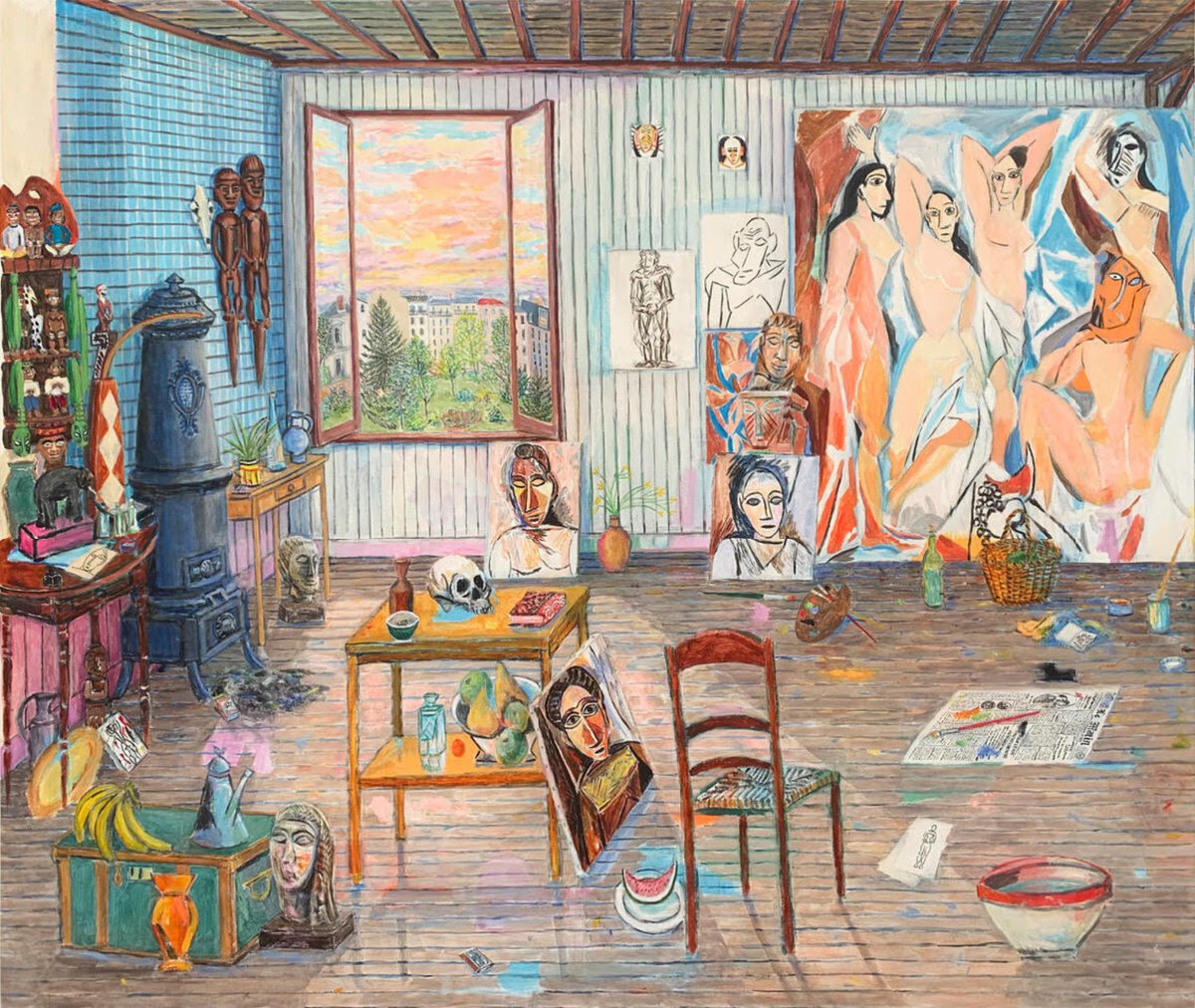 ダミアン・エルウィス （Damian Elwes、1961-） 『ピカソのアトリエ