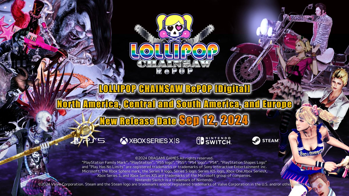 Update！Release date of LOLLIPOP CHAINSAW RePOP（Digital）is