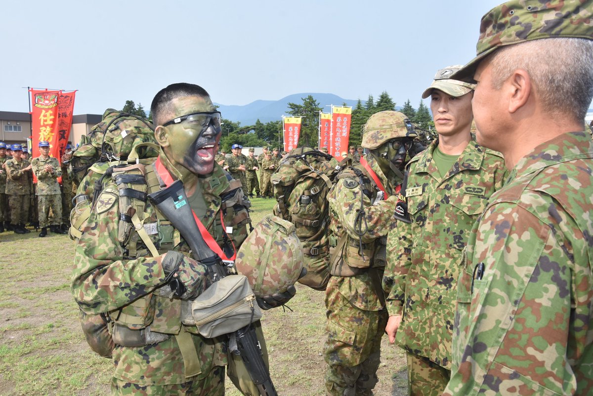 高田駐屯地 で実施された旅団レンジャー集合教育が修了し、30連隊