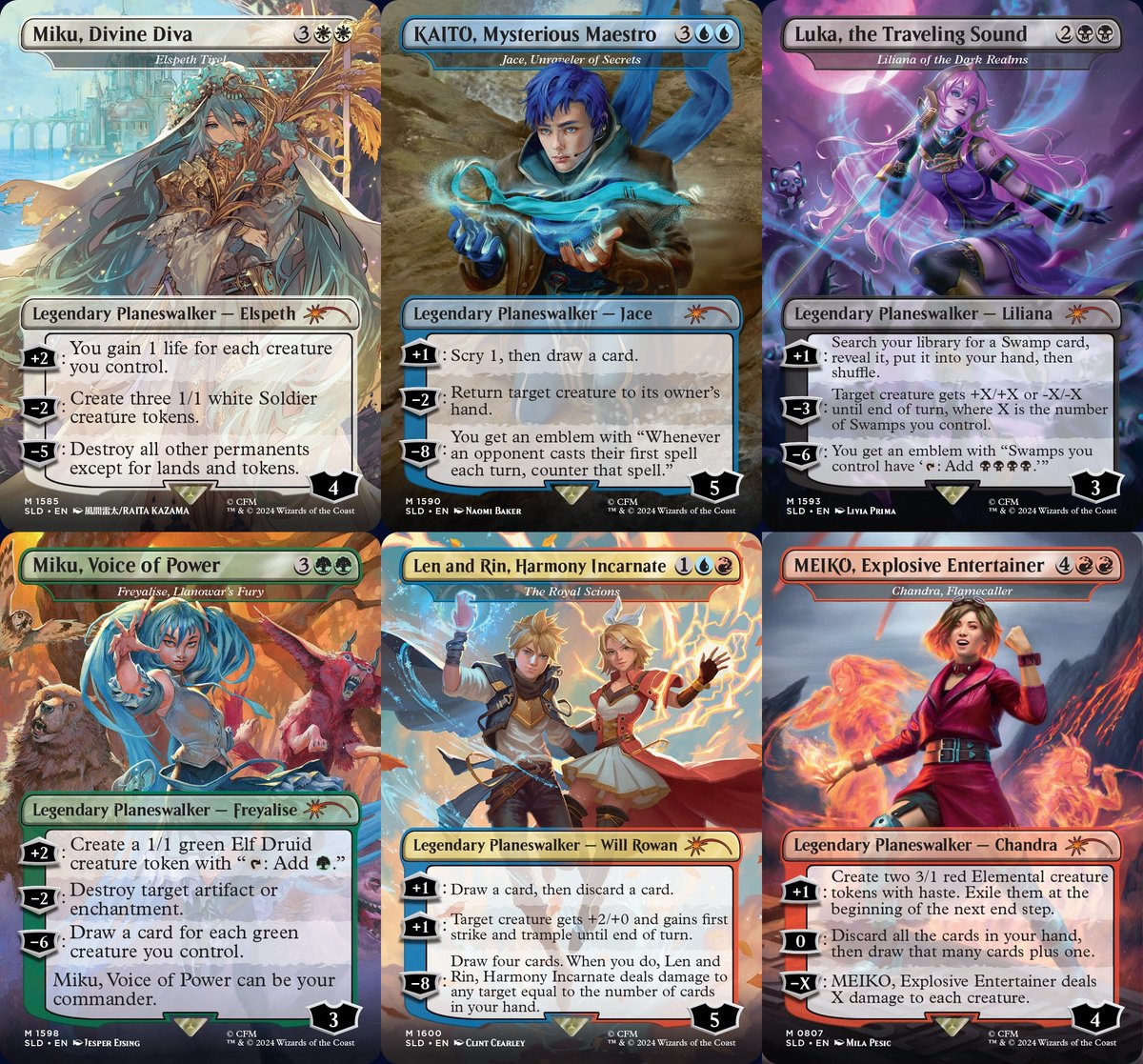 Secret Lair】 初音ミクとのコラボSL第三弾『Secret Lair x Hatsune