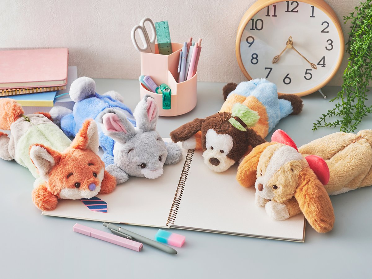 o○｡o○ ふわふわでくったり💗 「ぬいぐるみペンケース」に 新しい仲間