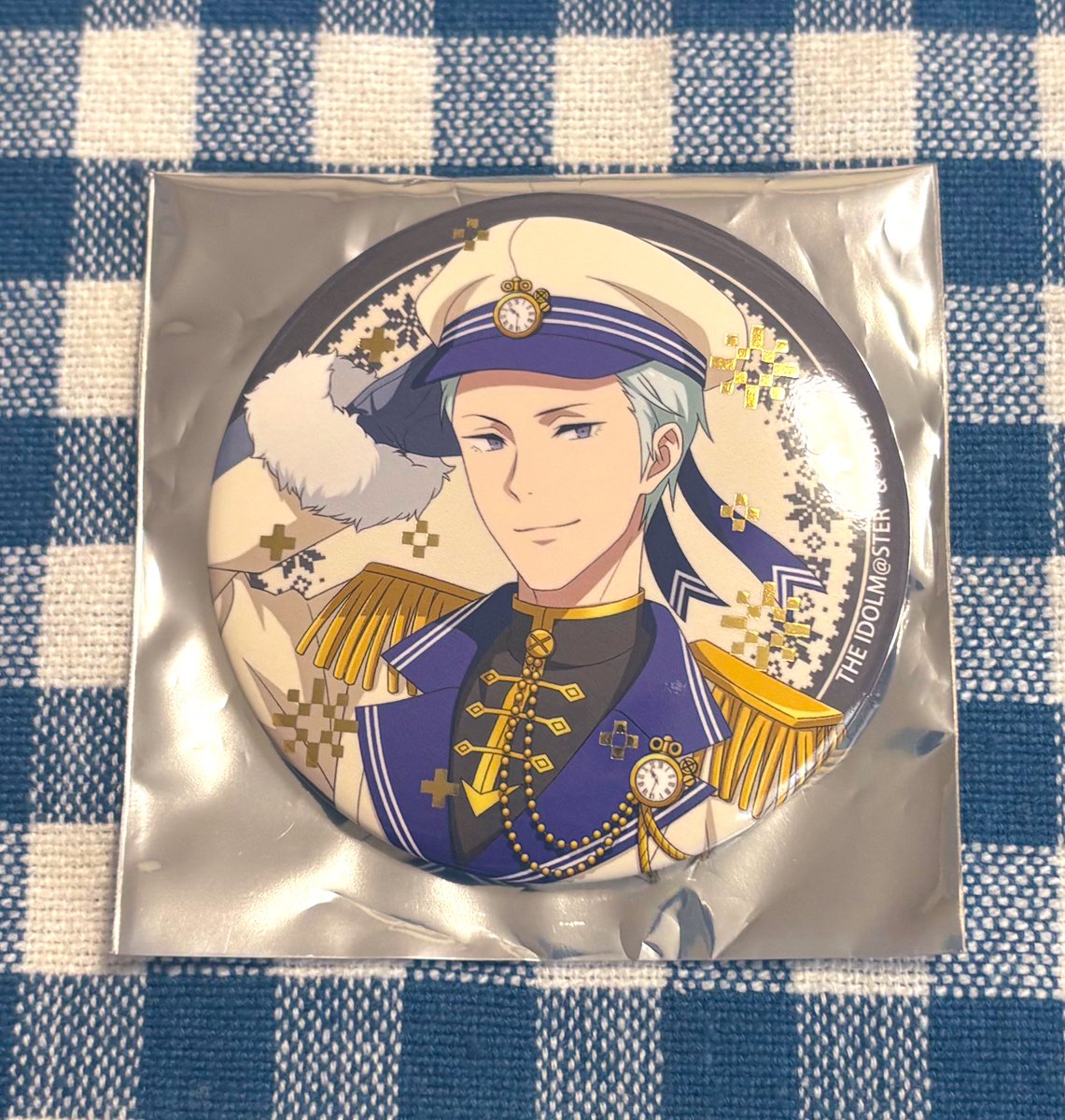 SideM 八景島シーパラダイス 箔押し缶バッジ クリアカード 秀 SideM