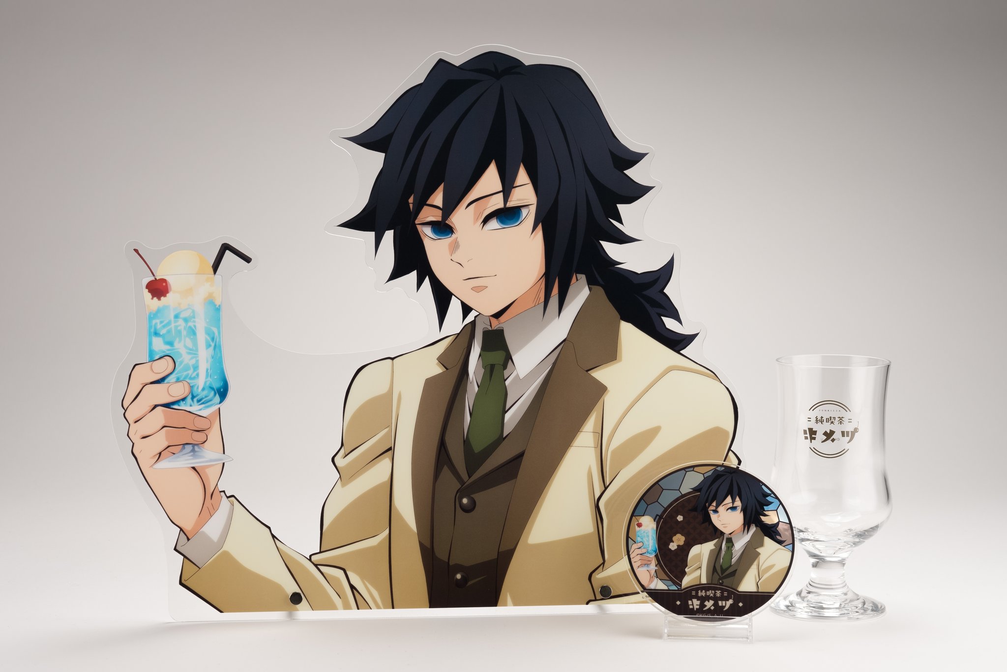 鬼滅の刃 不死川実弥 AGF2024 純喫茶 缶バッジ セット 2026年最新