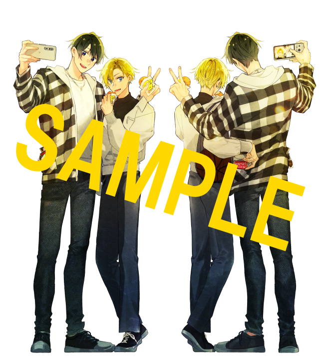 あの…if社会人本の…社会人の二人のイラストを…有償特典に…させてくれ