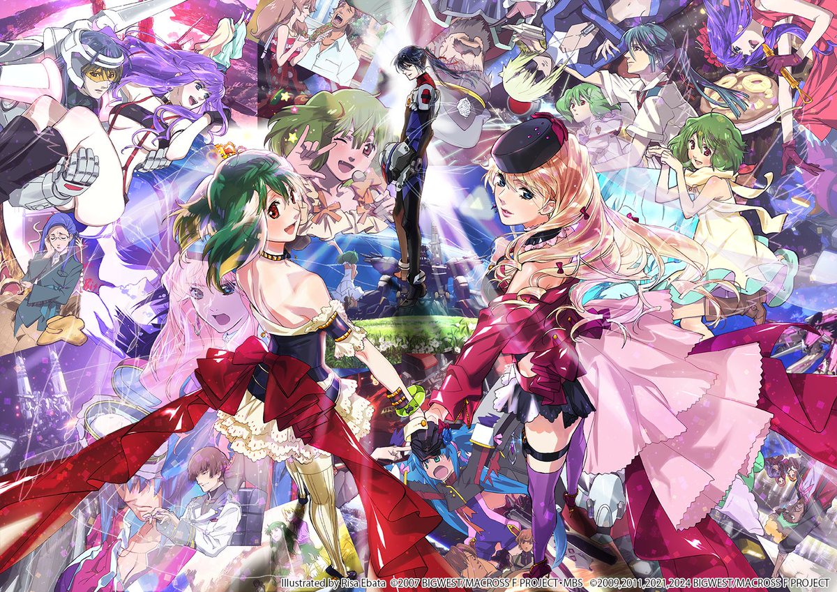 マクロスFキャラクターデザイン 江端里沙氏描きおろし 通常盤