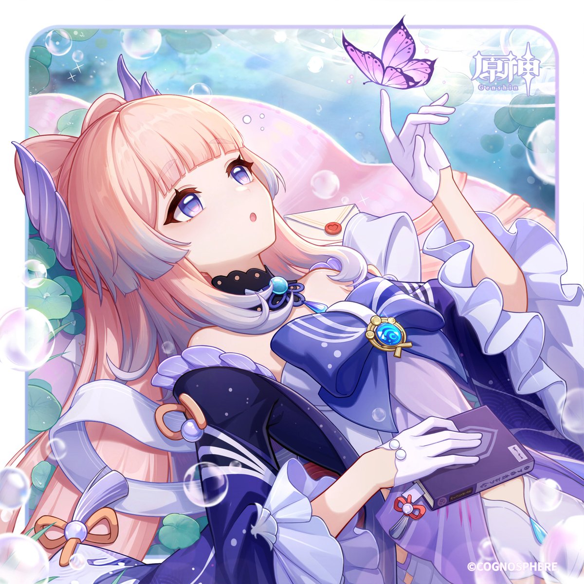 原神_キャラ生誕祭 【#珊瑚宮心海生誕祭2025】 書物の中の幻想的な世界