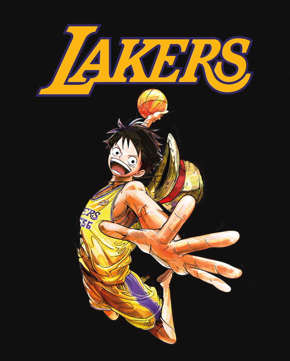 ワンピース　NBAコラボ　レイカーズ