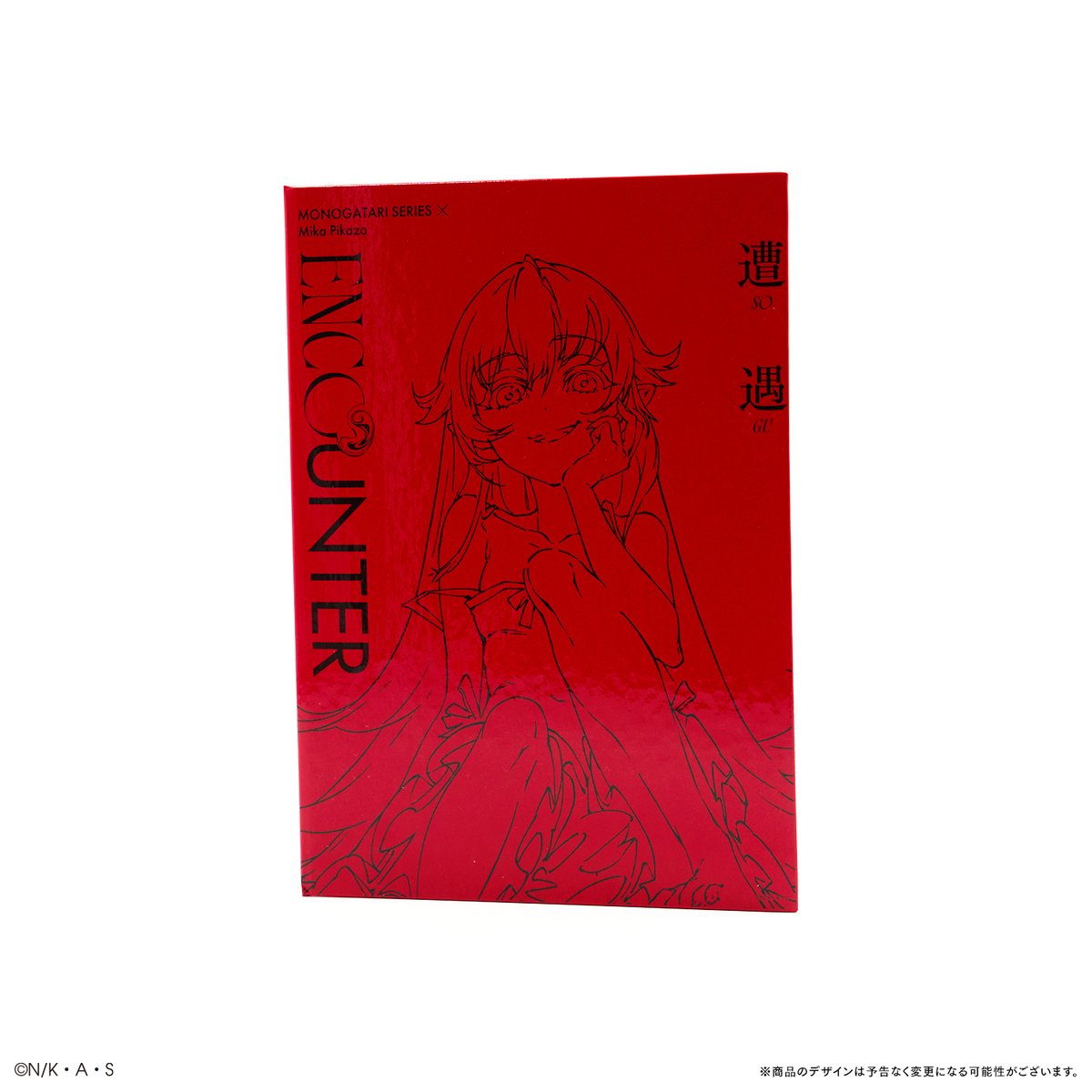 物語シリーズ ✕ Mika Pikazo 直筆サイン入り色紙