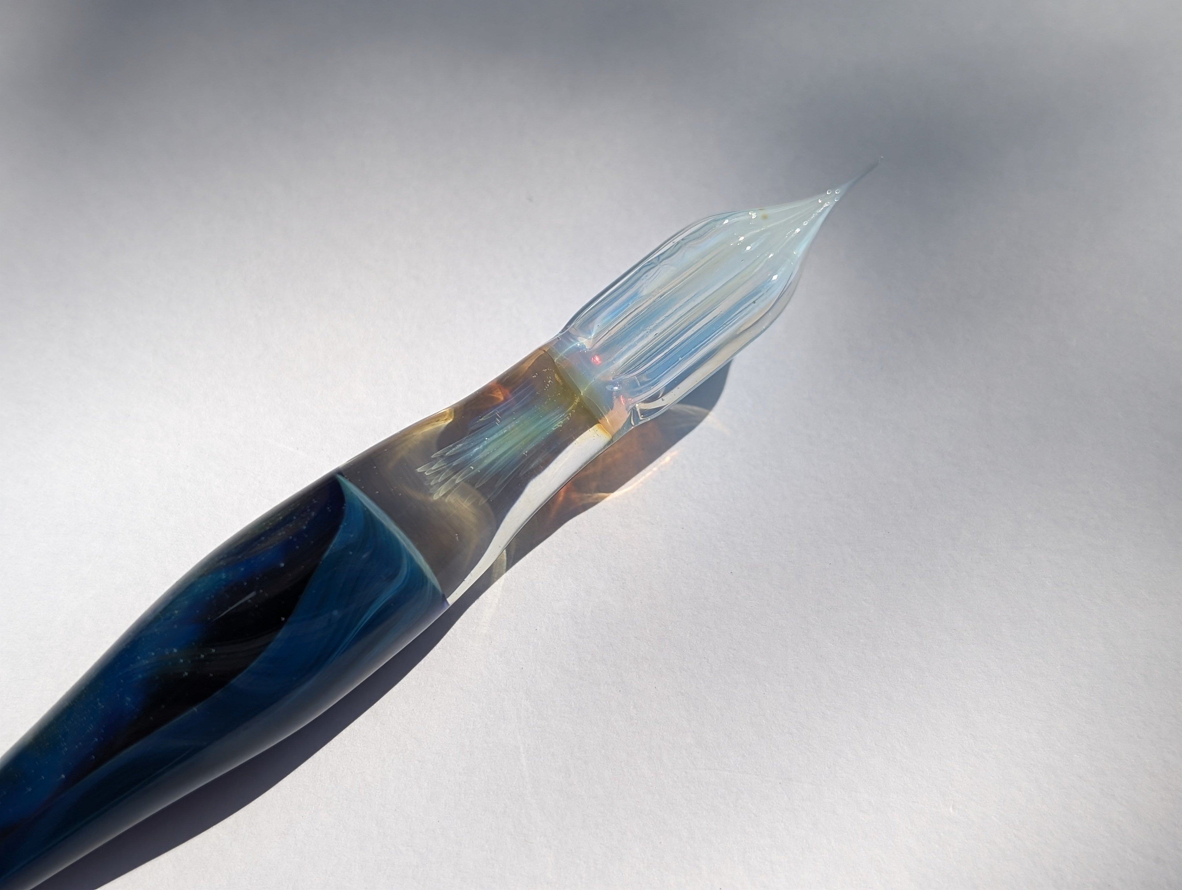 aun✖︎KA-KU ガラスペン つきあかり FM 未使用 aun✖︎KA-KU ガラス