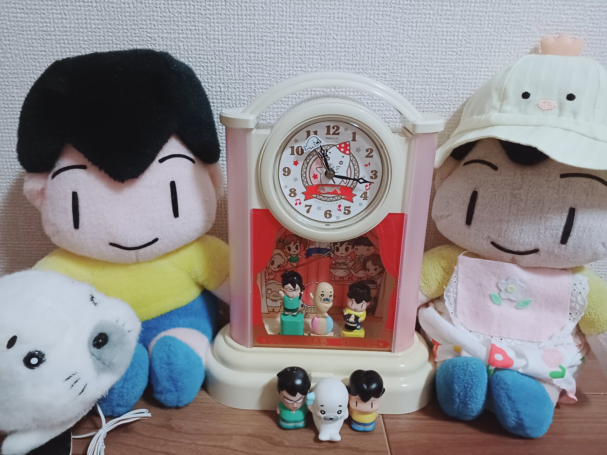 タカラ 少年アシベ ゴマちゃんからくり時計 1991年 希少 当時物 未使用