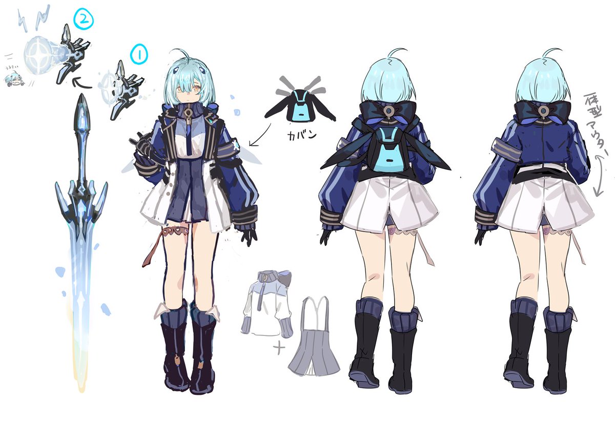 デザイン公開】 群像「落陽の墟と暉きの守手」にて活躍する、新