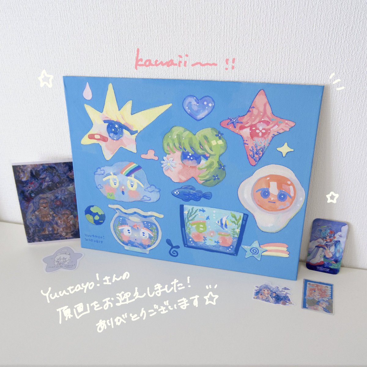 ゆうたよさん【@yucan_0316】の原画をお迎えさせていただきました