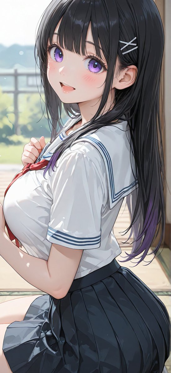 お兄ちゃんっ、午後もお仕事がんばってにゃ