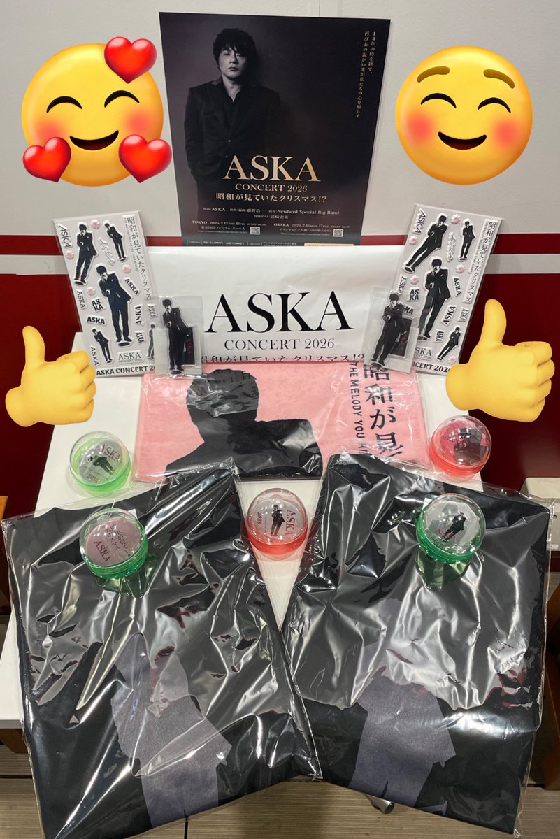 グッズ売り場✨と今回ゲット品✨ イメージフォト自体は一つなんですが