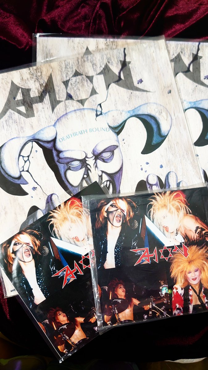 なぜか2枚ずつでてきた AION 『DEATHRASH BOUND』 （1989年LP） 『HANG