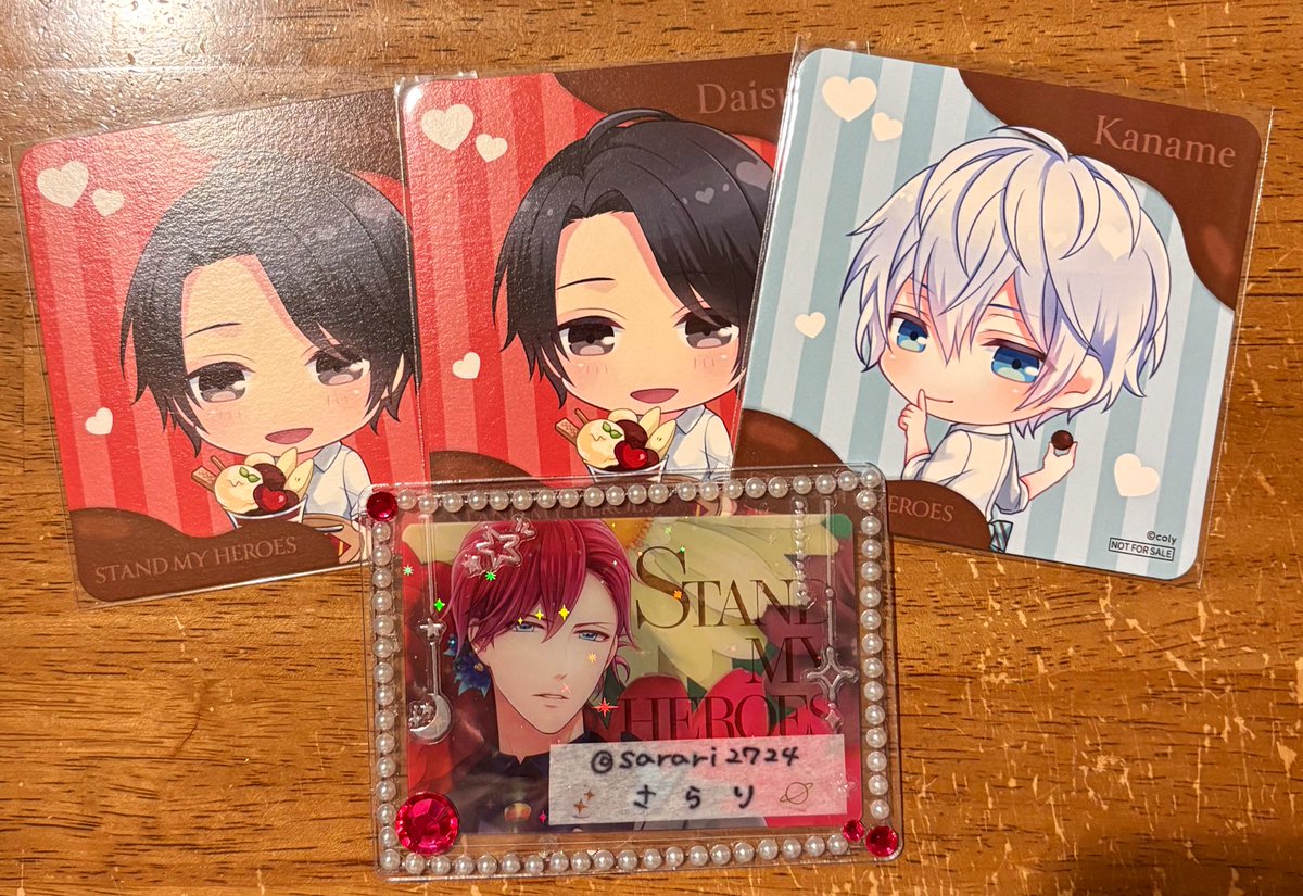 交換】 スタマイ Bitter&Sweet アクスタ 缶バッジ エポス 特典