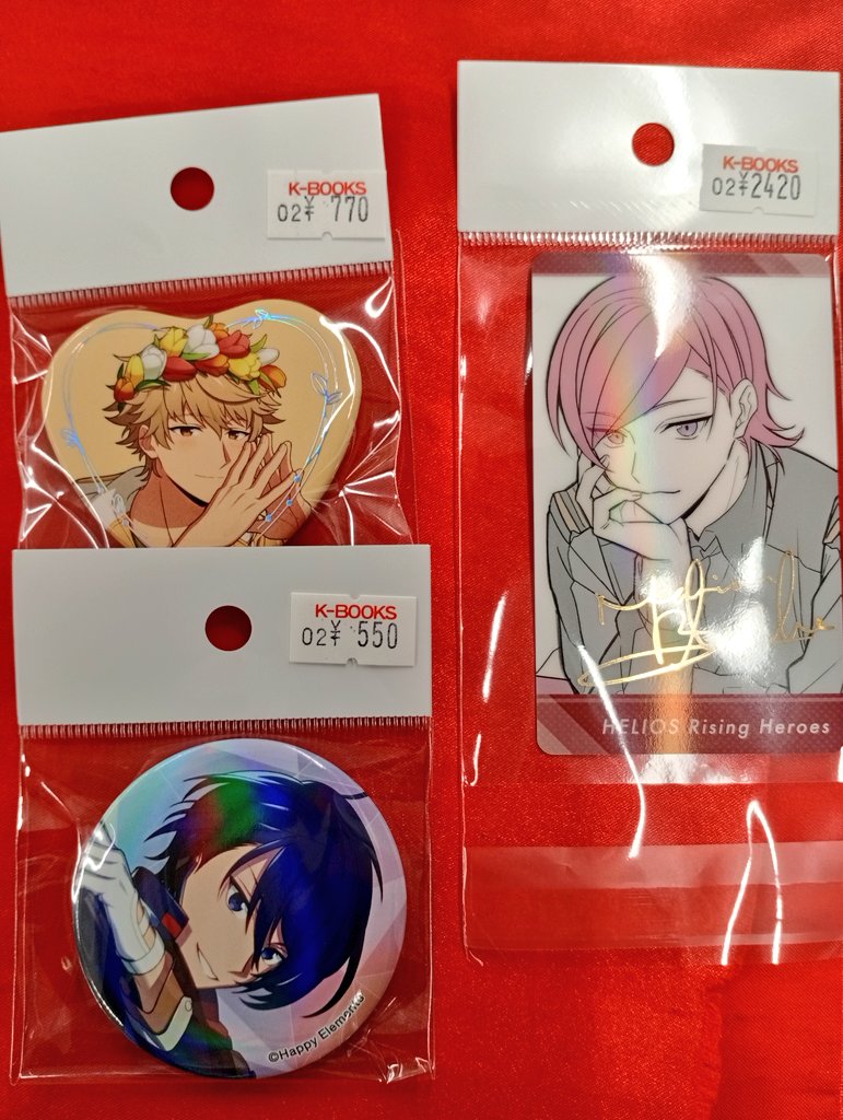 入荷情報】 エリオスライジングヒーローズ AGF 缶バッジ ビアンキ 再