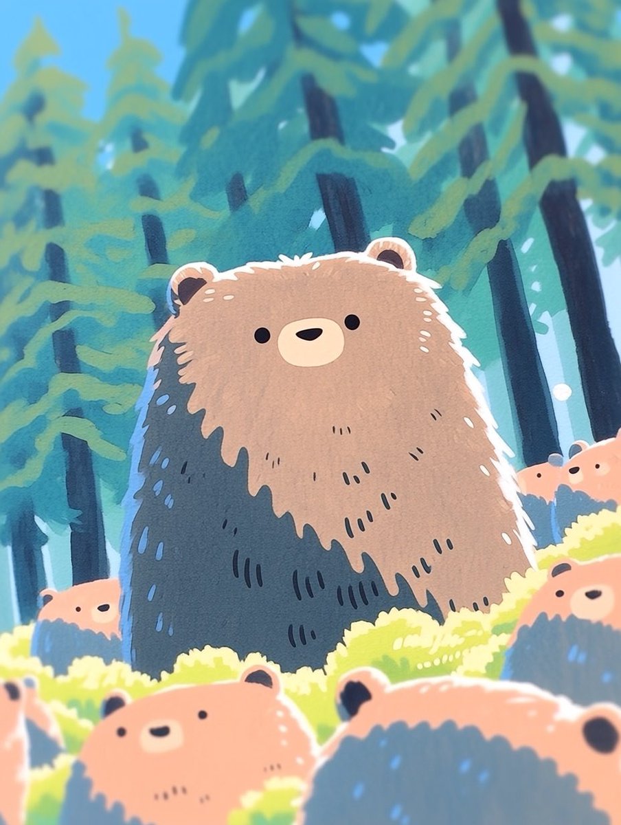 くまさんがたくさん