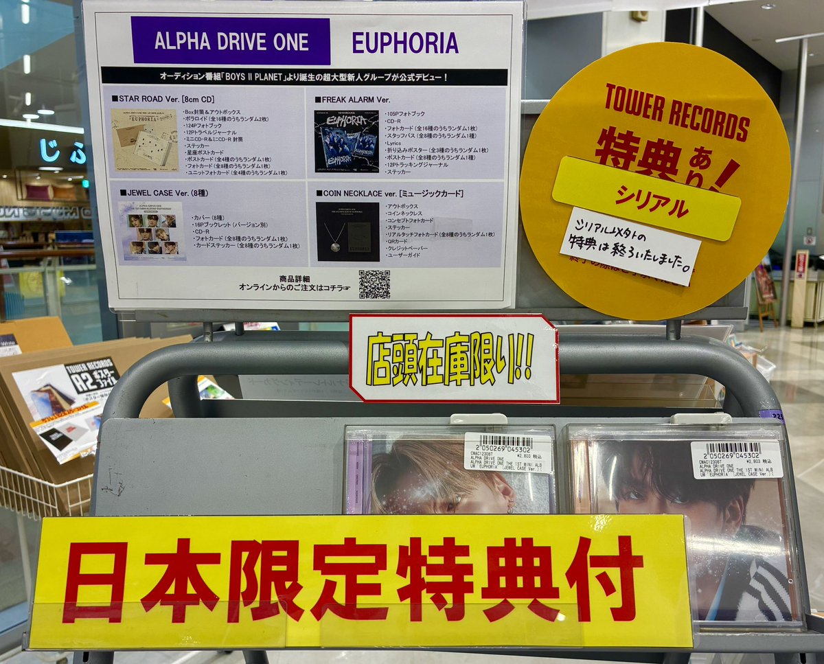 ALPHADRIVEONE】 ALPHA DRIVE ONE THE 1ST MINI ALBUM ' #EUPHORIA