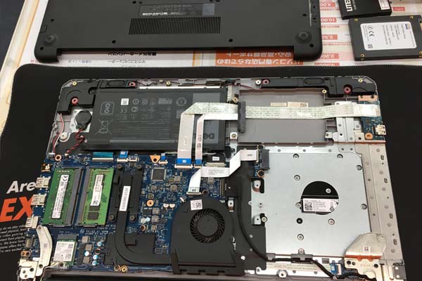 DELL Inspiron 17 5767のSSD換装サービス│パソコン工房 堺店 大阪府の
