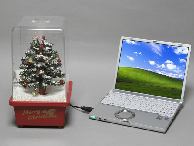 やじうまPC Watch】イーレッツ、限定500台のUSBクリスマスツリー