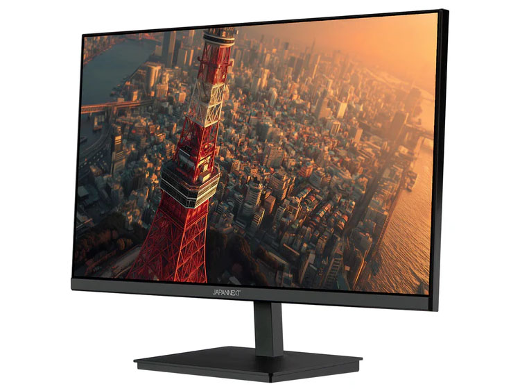 JAPANNEXT、省スペースの23.8型IPS液晶モニター2機種 - PC Watch