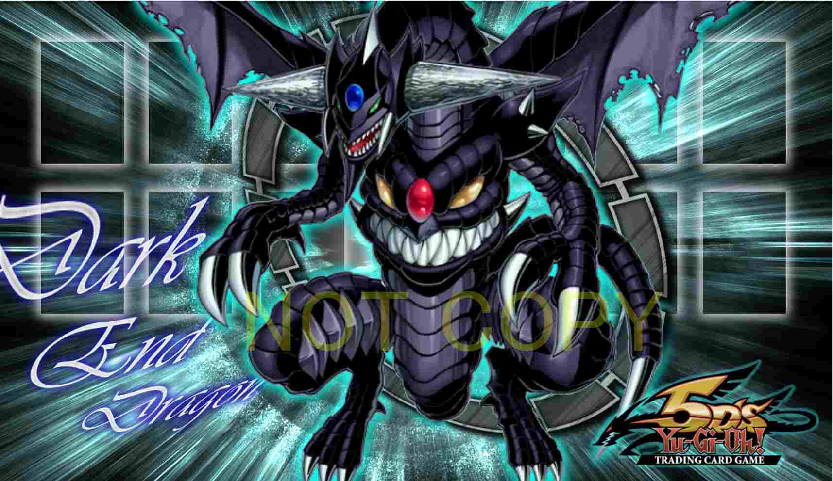 遊戯王 プレイマット ダークエンドドラゴン 黒ダエン 遊戯王 公式