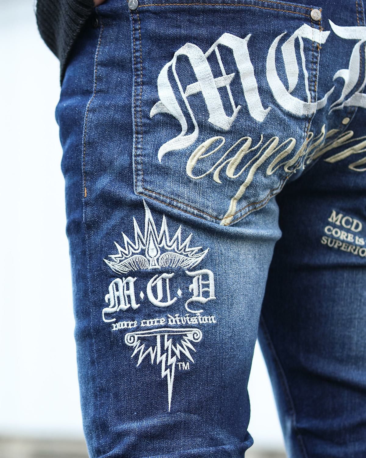 MCD] ストレッチ MAX 刺繍 デニムパンツ | PEET ONLINE STORE