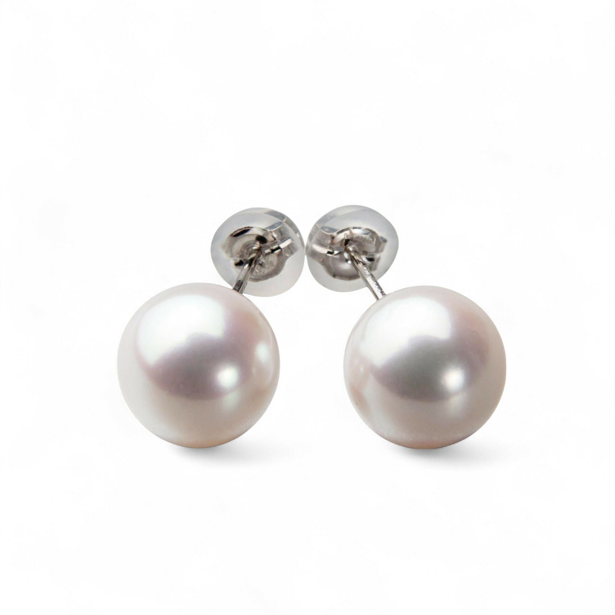 オーロラ天女 花珠真珠 ピアス9.0-9.5mm PT900 [WSP] | 花珠真珠ピアス