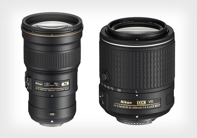 Nikon Announces Two New Lenses: The 300mm f/4 and the 55-200mm f