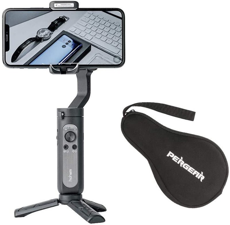 Hohem X スマホ ジンバルスタビサイザー 収納ケースとミニ三脚付属