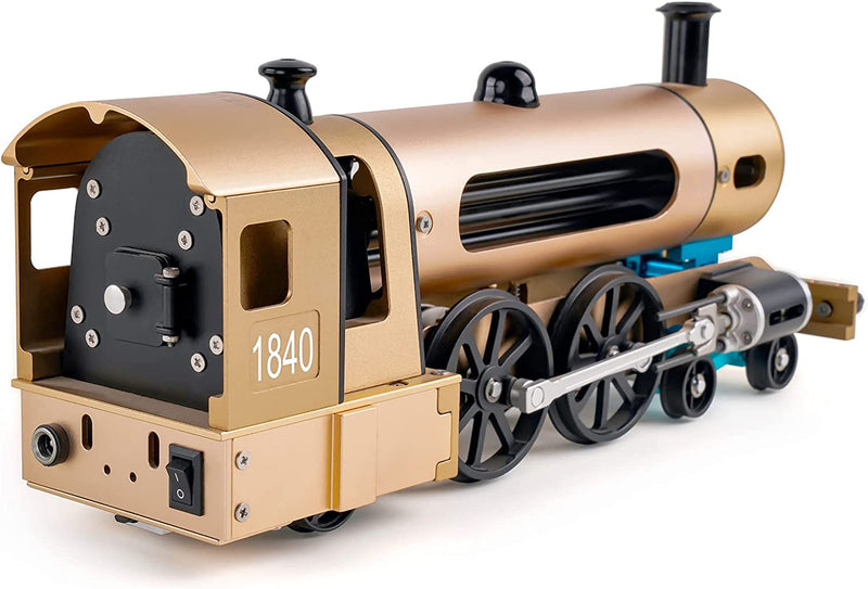 TECHING 蒸気機関エンジンモデル 経路付き フルメタル 蒸気機関車