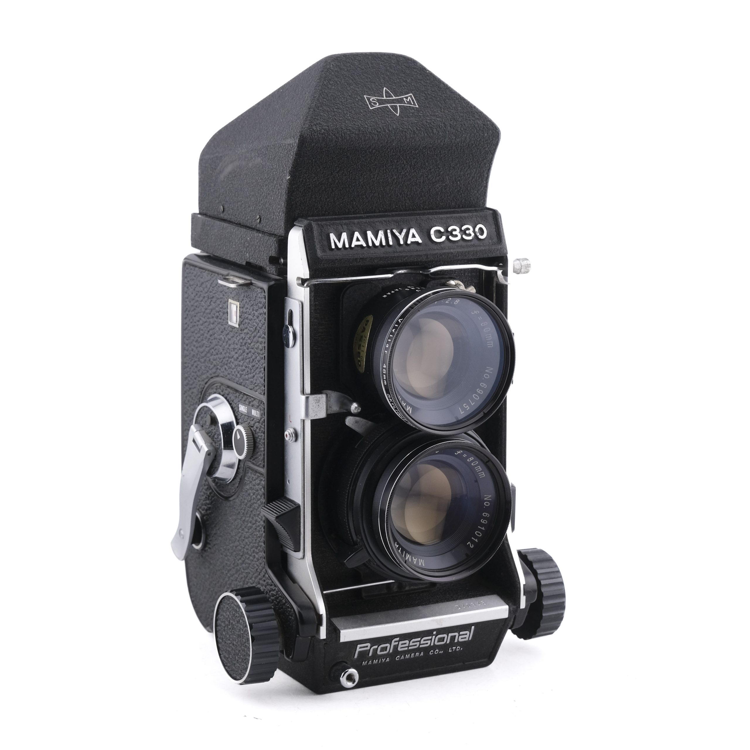 Mamiya C330 Professional TLR Camera w/ 80mm f/2.8 Lens & Eye-Level